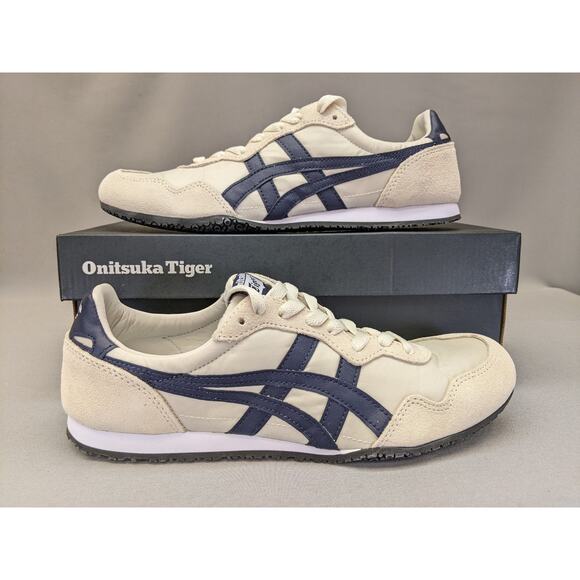 Authentic Onitsuka Tiger SERRANO 1183B400 200 Birch/Peacoat, Size US 6.5 - Picture 2 of 12